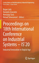 Book cover of: Proceedings on 18th International Conference on Industrial Systems – IS’20. By: Bojan Lalic
