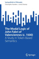 Book cover of: Modal Logic of John Fabri of Valenciennes (c. 1500). By: Christophe Geudens