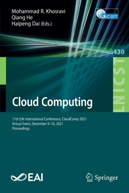 Book cover of: Cloud Computing. By: Mohammad R. Khosravi