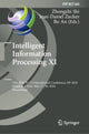Book cover of: Intelligent Information Processing XI. By: Zhongzhi Shi