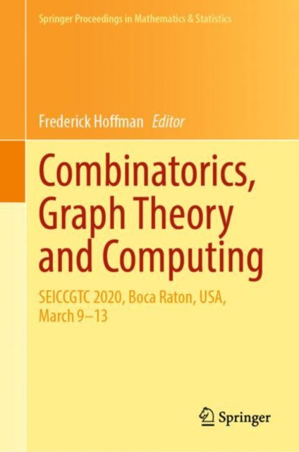Book cover of: Combinatorics, Graph Theory and Computing. By: Frederick Hoffman