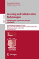 Book cover of: Learning and Collaboration Technologies. Designing the Learner and Teacher Experience. By: Panayiotis Zaphiris