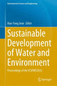Book cover of: Sustainable Development of Water and Environment. By: Han-Yong Jeon