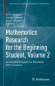 Book cover of: Mathematics Research for the Beginning Student, Volume 2. By: Eli Goldwyn