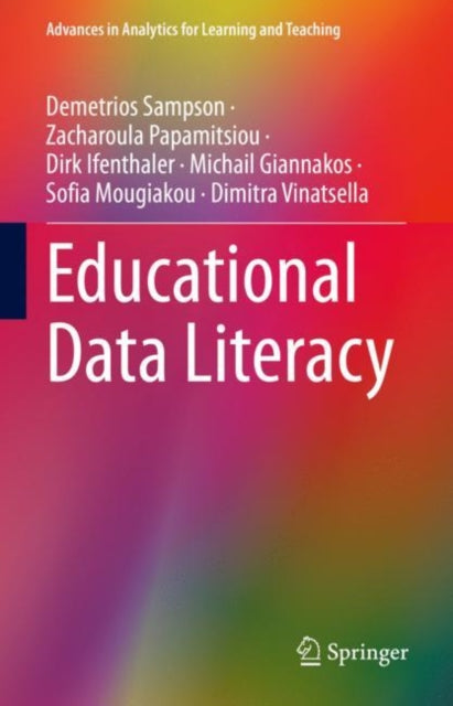 Book cover of: Educational Data Literacy. By: Demetrios Sampson