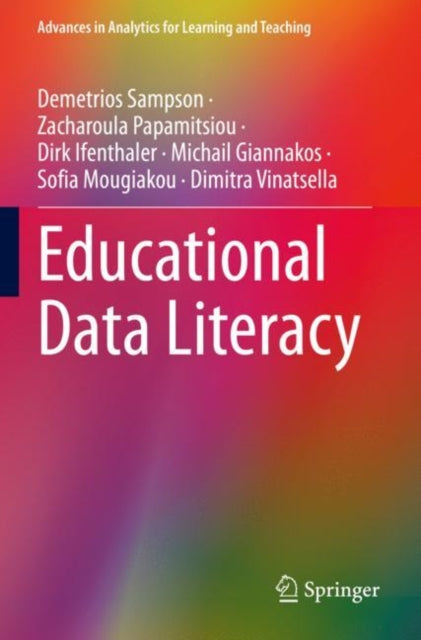 Book cover of: Educational Data Literacy. By: Demetrios Sampson