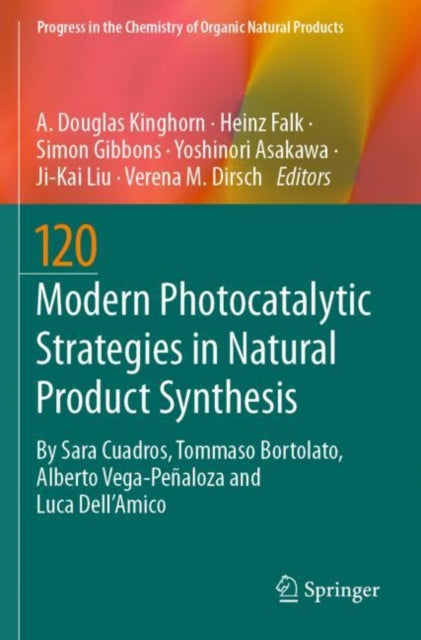 Book cover of: Modern Photocatalytic Strategies in Natural Product Synthesis. By: A. Douglas Kinghorn