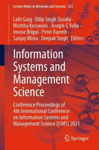 Book cover of: Information Systems and Management Science. By: Lalit Garg