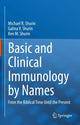 Book cover of: Basic and Clinical Immunology by Names. By: Michael Shurin