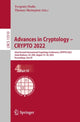 Book cover of: Advances in Cryptology – CRYPTO 2022. By: Yevgeniy Dodis