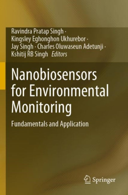 Book cover of: Nanobiosensors for Environmental Monitoring. By: Ravindra Pratap Singh
