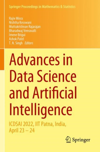 Book cover of: Advances in Data Science and Artificial Intelligence. By: Rajiv Misra