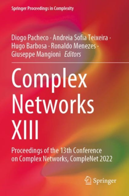 Book cover of: Complex Networks XIII. By: Diogo Pacheco