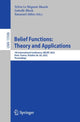 Book cover of: Belief Functions: Theory and Applications. By: Sylvie le Hégarat-Mascle