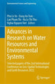 Book cover of: Advances in Research on Water Resources and Environmental Systems. By: Phu Le Vo