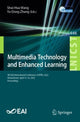 Book cover of: Multimedia Technology and Enhanced Learning. By: Shui-Hua Wang