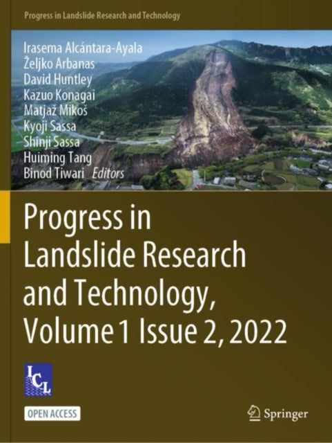 Book cover of: Progress in Landslide Research and Technology, Volume 1 Issue 2, 2022. By: Irasema Alcántara-Ayala