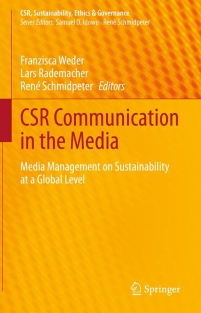 Book cover of: CSR Communication in the Media. By: Franzisca Weder