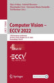 Book cover of: Computer Vision – ECCV 2022. By: Shai Avidan