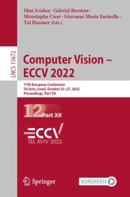 Book cover of: Computer Vision – ECCV 2022. By: Shai Avidan