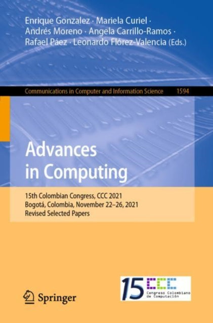 Book cover of: Advances in Computing. By: Enrique Gonzalez
