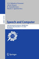 Book cover of: Speech and Computer. By: S. R. Mahadeva Prasanna