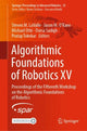 Book cover of: Algorithmic Foundations of Robotics XV. By: Steven M. LaValle