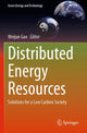 Book cover of: Distributed Energy Resources. By: Weijun Gao