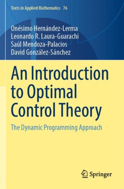 Book cover of: Introduction to Optimal Control Theory. By: Onésimo Hernández-Lerma