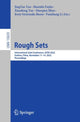Book cover of: Rough Sets. By: JingTao Yao
