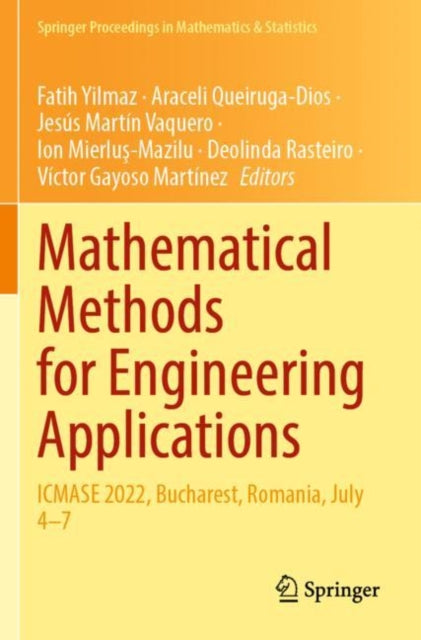 Book cover of: Mathematical Methods for Engineering Applications. By: Fatih Yilmaz
