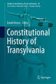 Book cover of: Constitutional History of Transylvania. By: Emőd Veress