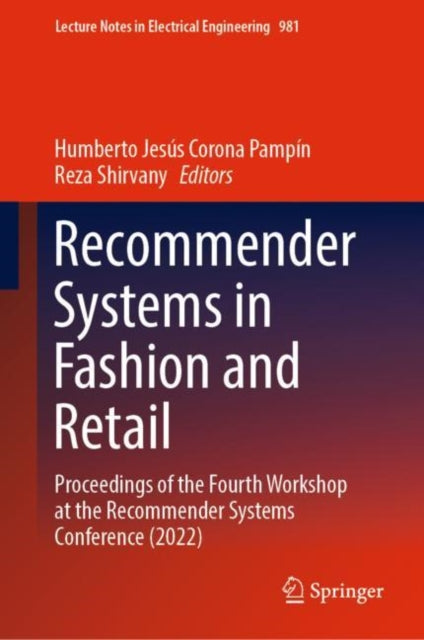 Book cover of: Recommender Systems in Fashion and Retail. By: Humberto Jesús Corona Pampín