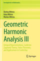Book cover of: Geometric Harmonic Analysis III. By: Dorina Mitrea