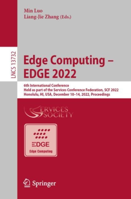 Book cover of: Edge Computing – EDGE 2022. By: Min Luo