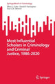 Book cover of: Most Influential Scholars in Criminology and Criminal Justice, 1986-2020. By: Ellen G. Cohn