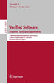 Book cover of: Verified Software. Theories, Tools and Experiments.. By: Akash Lal