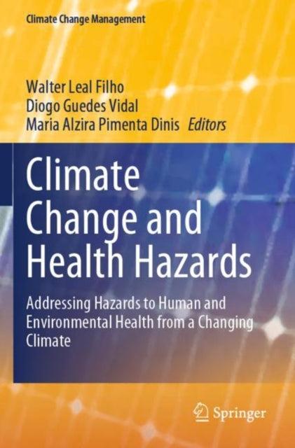 Book cover of: Climate Change and Health Hazards
