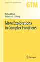 Book cover of: More Explorations in Complex Functions. By: Richard Beals