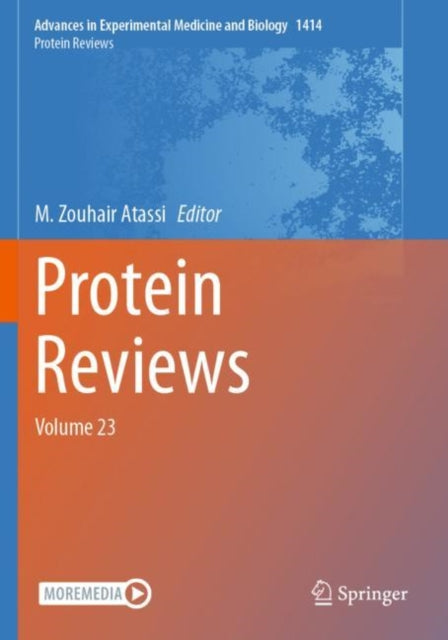 Book cover of: Protein Reviews. By: M. Zouhair Atassi