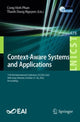 Book cover of: Context-Aware Systems and Applications. By: Thanh Dung Nguyen