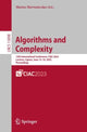 Book cover of: Algorithms and Complexity. By: Marios Mavronicolas