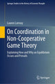 Book cover of: On Coordination in Non-Cooperative Game Theory. By: Lauren Larrouy