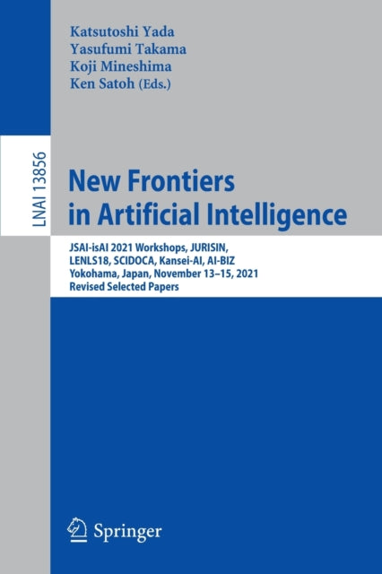 Book cover of: New Frontiers in Artificial Intelligence. By: Katsutoshi Yada
