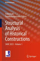 Book cover of: Structural Analysis of Historical Constructions. By: Yohei Endo