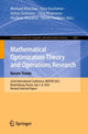 Book cover of: Mathematical Optimization Theory and Operations Research: Recent Trends. By: Michael Khachay