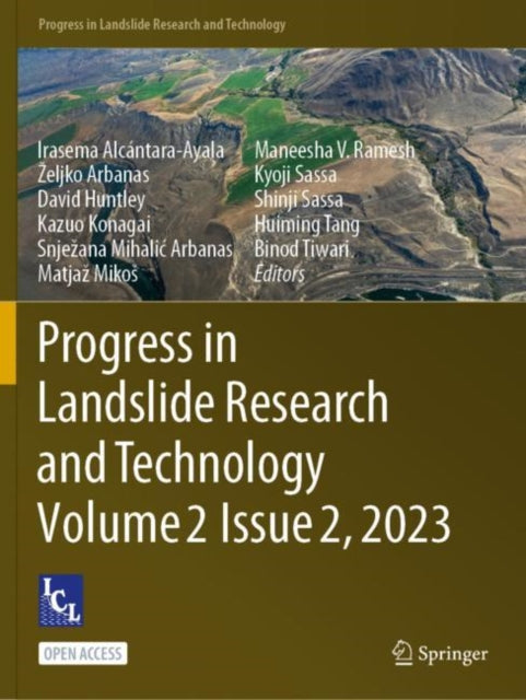 Book cover of: Progress in Landslide Research and Technology, Volume 2 Issue 2, 2023. By: Irasema Alcantara-Ayala