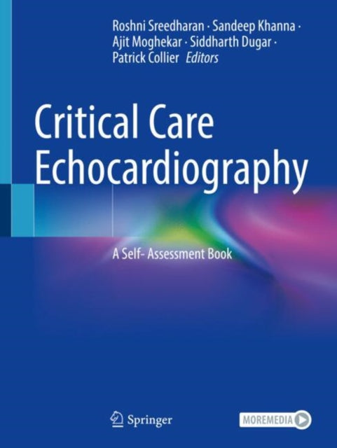 Book cover of: Critical Care Echocardiography. By: Roshni Sreedharan