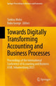 Book cover of: Towards Digitally Transforming Accounting and Business Processes. By: Tankiso Moloi
