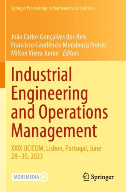 Book cover of: Industrial Engineering and Operations Management. By: João Carlos Gonçalves dos Reis